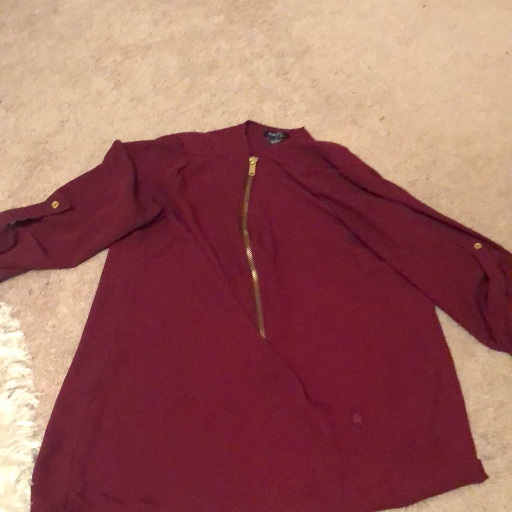 Maroon long sleeve